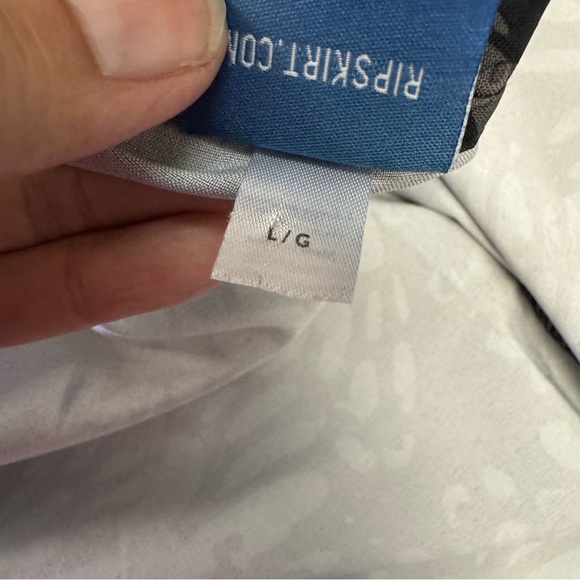 RipSkirt Hawaii Shibori Butterfly Wrap Skirt Size LG Charcoal Beach Vacation - Picture 7 of 14